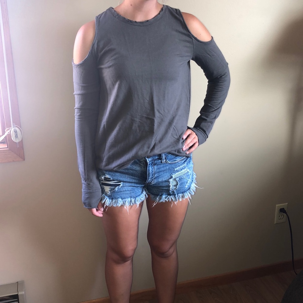 Cold Shoulder Sweater